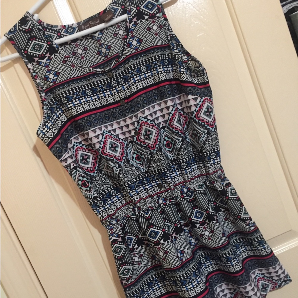 Speed Control NY printed romper